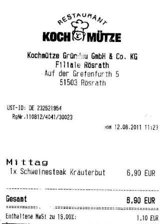 emsz Hffner Kochmtze Restaurant